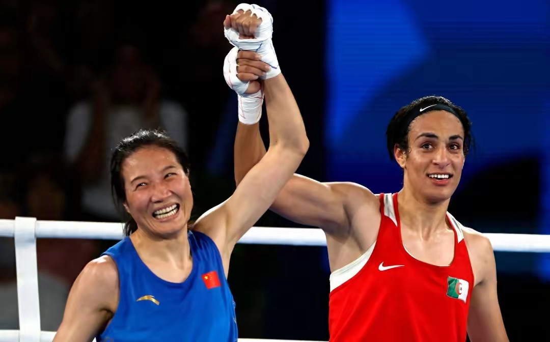 法国拳击选手击败对手晋级金牌争夺赛 法国拳击选手击败对手晋级金牌争夺赛